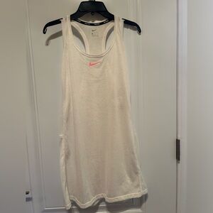 Nike Ivory Swim Cover-up Confetti Racerback dress in Size Medium